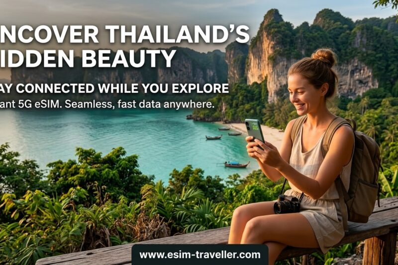 Geheimnisvolles Thailand – entdecke es mit der besten eSIM