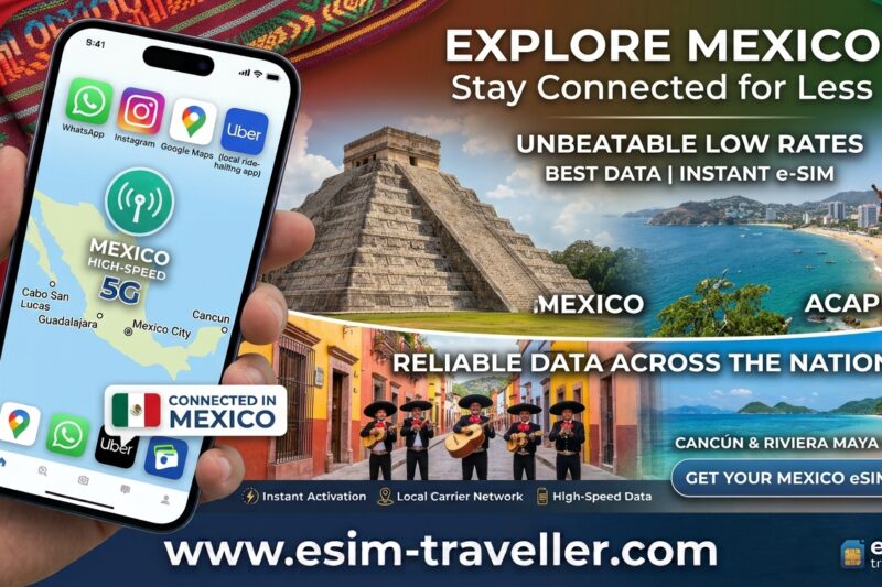 Fiesta Mexicana mit der besten eSIM !