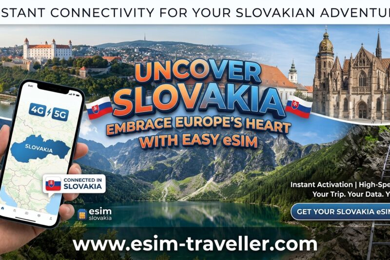 Vacances en Slovaquie : restez connecté grâce à la meilleure eSIM